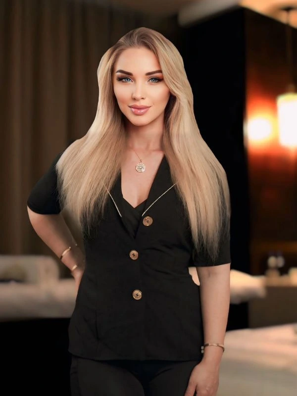 female Russian spa therapist