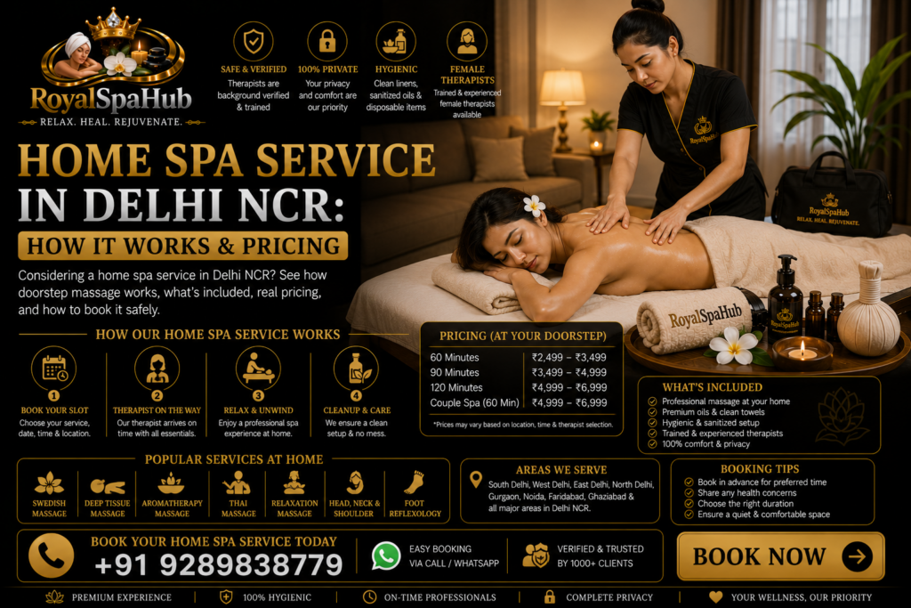 Home Spa Service in Delhi NCR: How It Works & Pricing