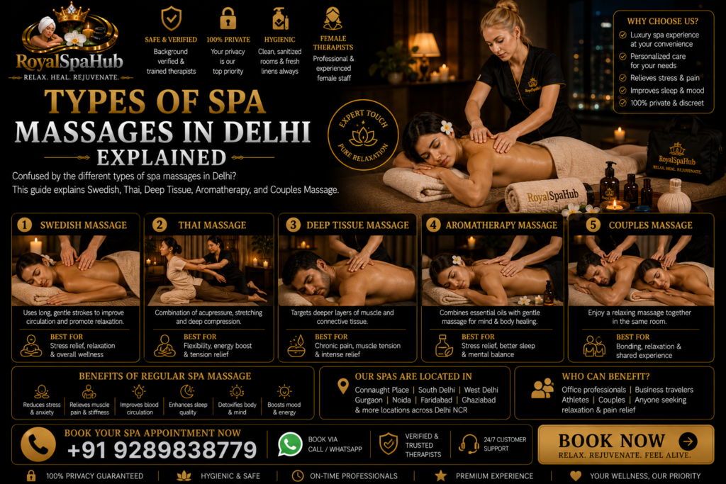 Types of Spa Massages in Delhi Explained