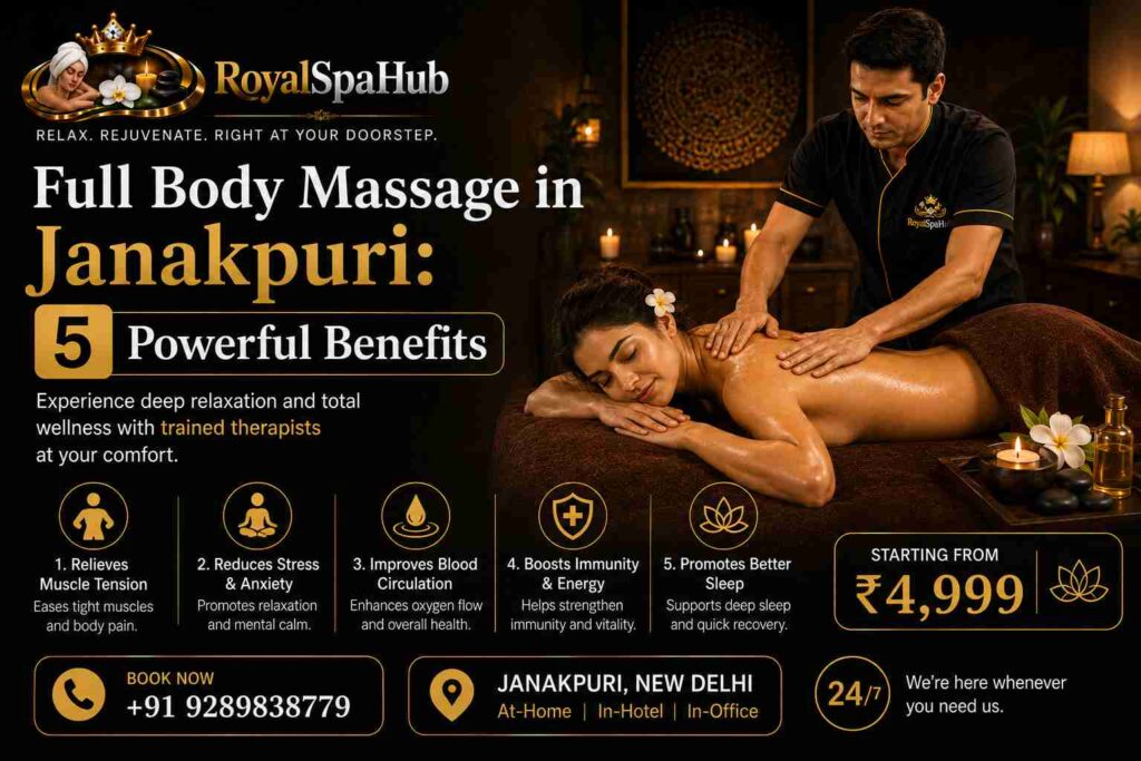 Full Body Massage in Janakpuri: 5 Powerful Benefits